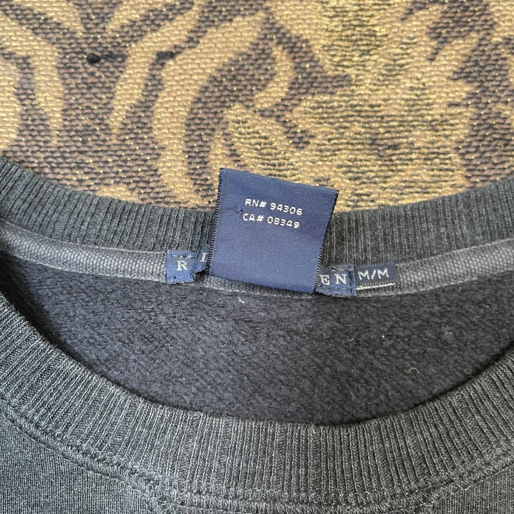 Ralph Lauren Blue Label Black Sweatshirt Womens Size Medium - Picture 5 of 11